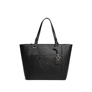 GUESS Black Embossed Logo Tote